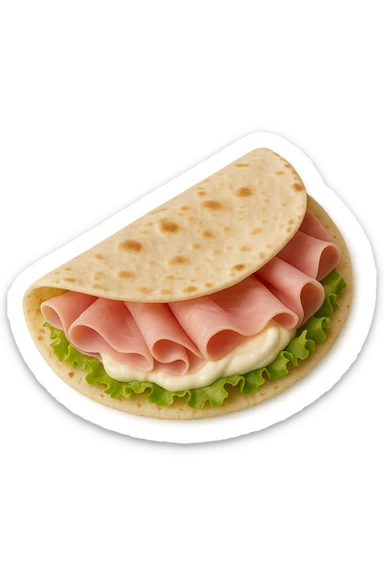 Piadina con Cotto Magro Maionese Light  sticker