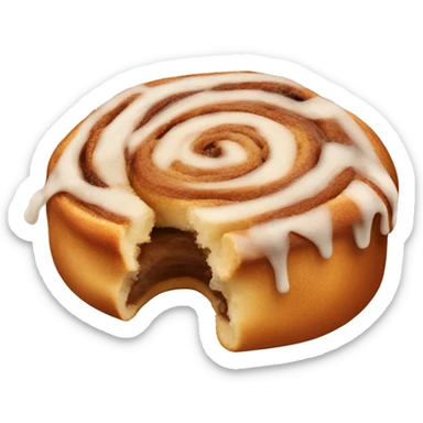Cinnamon roll sticker