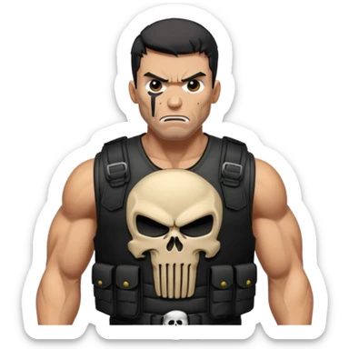 The punisher sticker