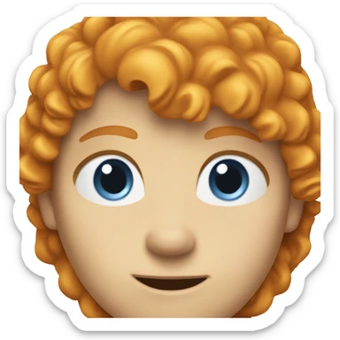 I am a 25-year-old from Canada. I am ginger and have blue eyes. sticker