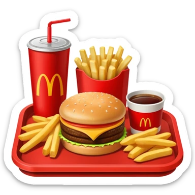 1990’s McDonald’s meal sticker