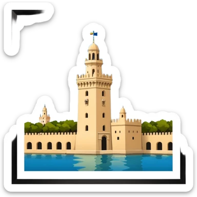 Torre del Oro Seville sticker