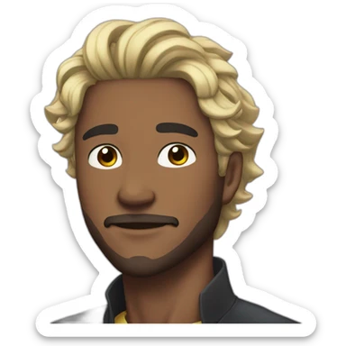 Fabulous anime man sticker