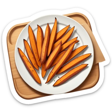 Oven Baked Sweet Potato Fries sticker