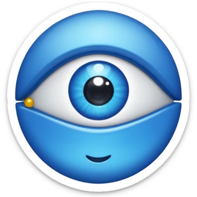 pingente com olho grego sticker