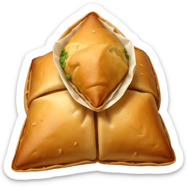 I'm an ai powered samosa sticker