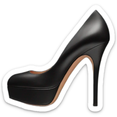 Black VALENTINO Tan-go PLATFORM PUMP sticker