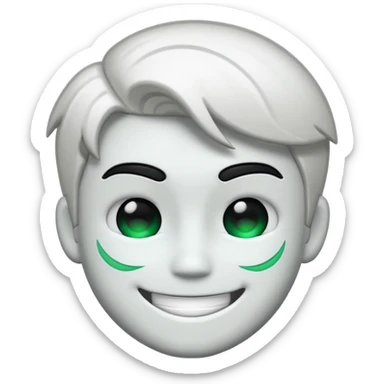 Danny phantom as an emoji  sticker