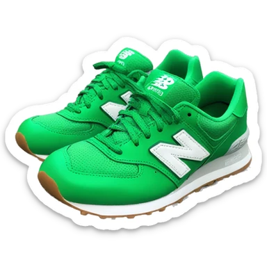 New Balance gree sticker