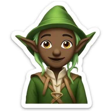 elfe artiste sticker