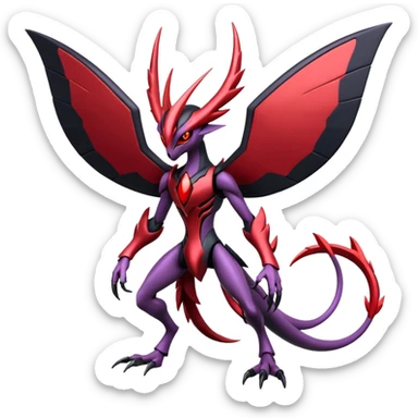 Yveltal-Vusharp-Scizor-Darkrai-Genesect-Lunala-Vikavolt-fusion sticker