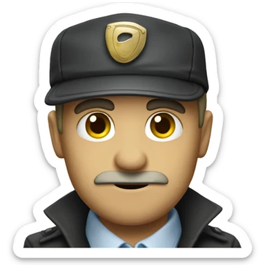 detective con lupa sticker