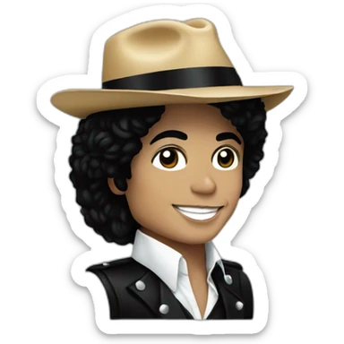 Michael Jackson and associated sticker