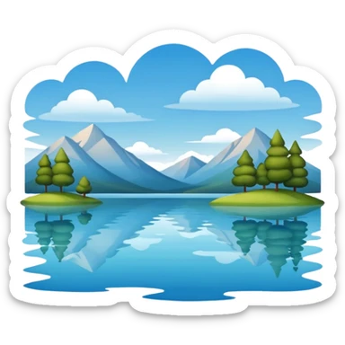water lake pound sticker