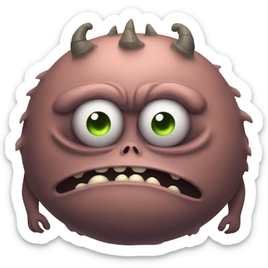 Big ugly stinky fat monster thing  sticker