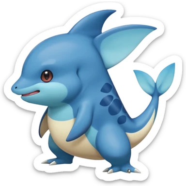 Amaura-Gible-Purloin-Pokémon (full body) sticker