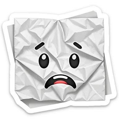 Make me an emoji of a Failed Test sticker