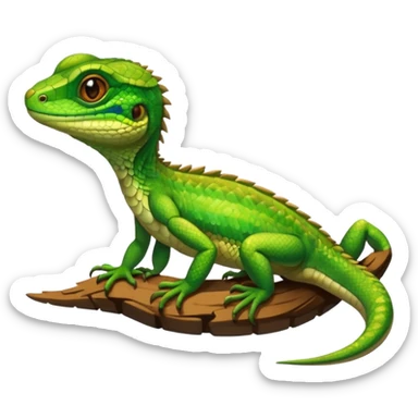 spectacled lizards sticker