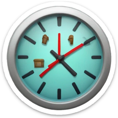 make me 3d emoji of trade limit clock  sticker
