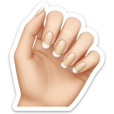 French nails  sticker