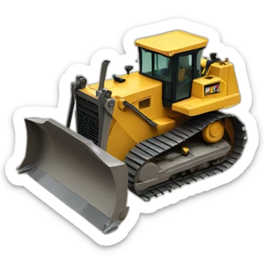 eager bulldozer sticker