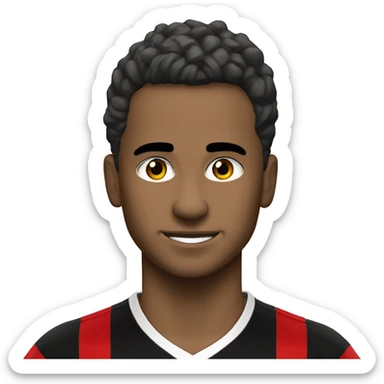 La mia ce gioca a calcio con l maglia del Milan  sticker