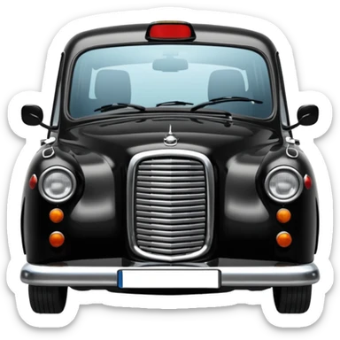 london black taxi sticker