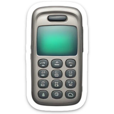 Old cell phone sticker