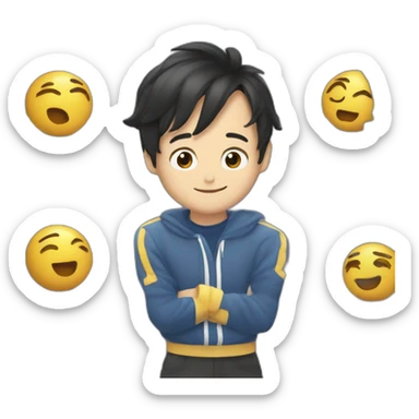 強尼is OK where Class wish is Graham song very happy sticker