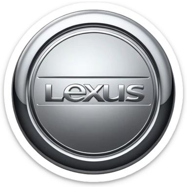 Lexus logo, clean and recognizable sticker