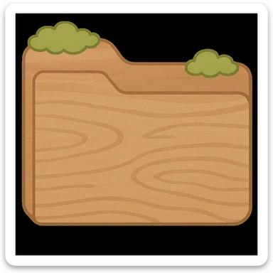 Render this folder. Remove the plants. KEEP THE STYLE INTACT. Render it as if it were open. REMOVE THE white frills, but the plants at the very top can stay. sticker