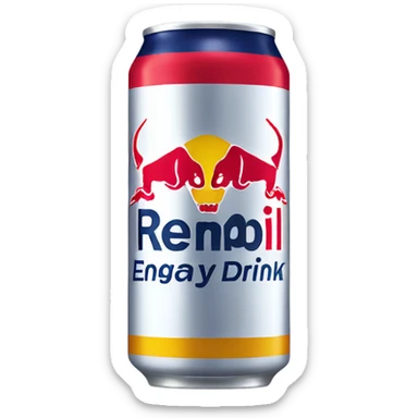 Redbull energy drink sticker
