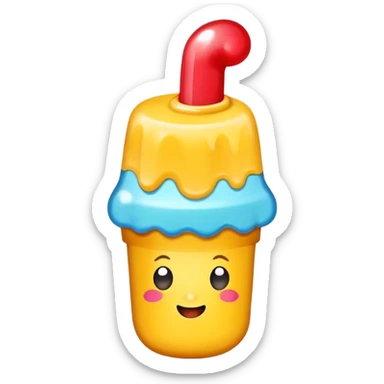 Jello pudding pop sticker