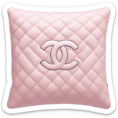 Chanel pillow light pink sticker