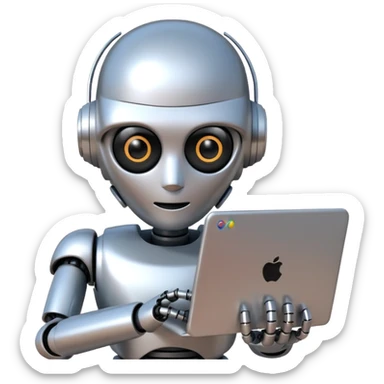 Create for me an image or emoji when an AI comes & changes the world of search engines.
 sticker