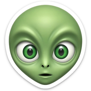 Extraterrestrial sticker