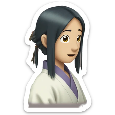 haku from spirited away sticker
