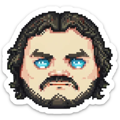 Jack Black's head sticker
