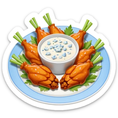 buffalo chicken wings sticker