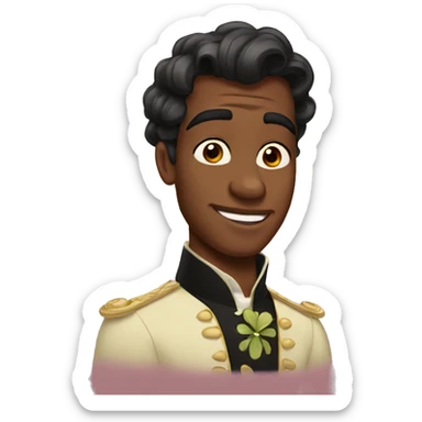 Prince from princess and the frog  sticker