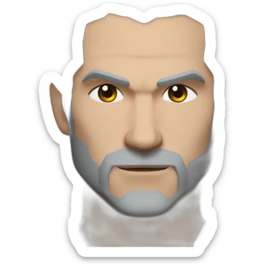 Geralt of rivia scar sticker