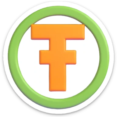 3D circular pattern, blue and white, simple F letter motif, Facebook style without brand name sticker