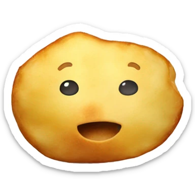 Fried potatoes  sticker