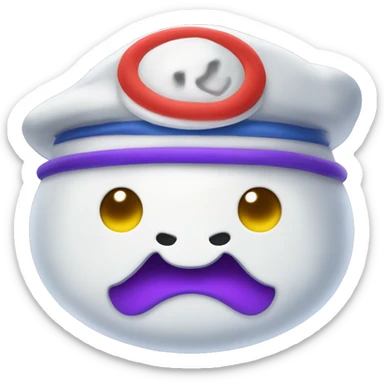 stay puft marshmellow man cat lumpy space princess emoji sticker