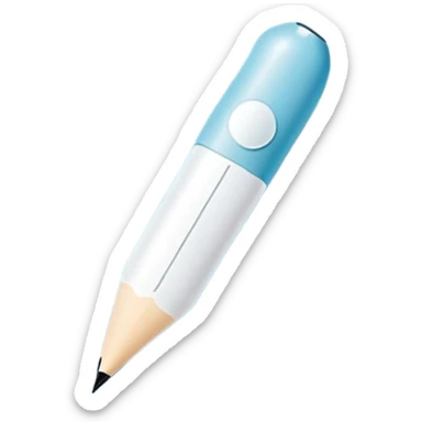 pastel blue bullet journal dot and put a white mark tick in the middle  sticker