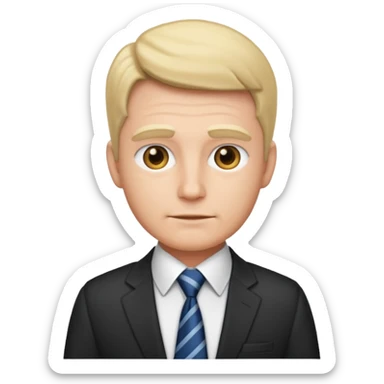 AN UNCLE with a tie in business clothes sticker