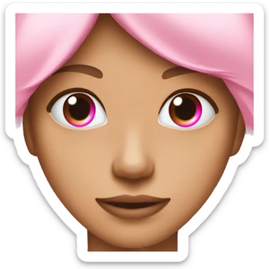 this emoji 😍 with pink heart eyes  sticker