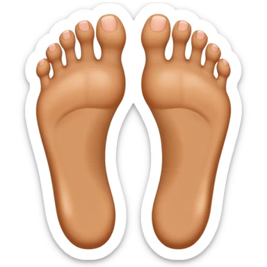 interlocked feet sticker
