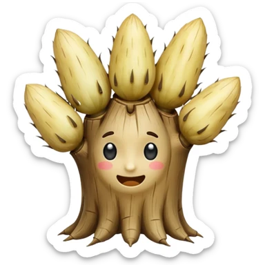 yuca root sticker