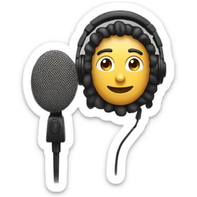 Voice Actor ROPOTE a voice over studio microphone sticker